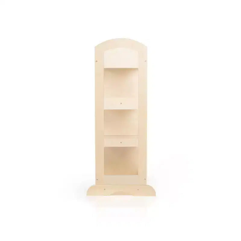 Centre de déguisement « See and Store » : Organisateur de vêtements et de costumes pour enfants, Étagère de rangement suspendue avec miroir et bacs de rangement