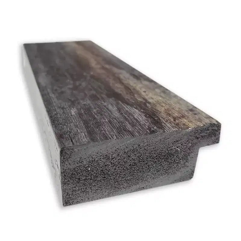 Miroir mural de salle de bain Bark Rustic Char Narrow Petite Bevel 27,5 x 21,5 po